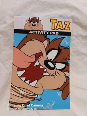 Vintage Looney tunes games & coloring activity pad